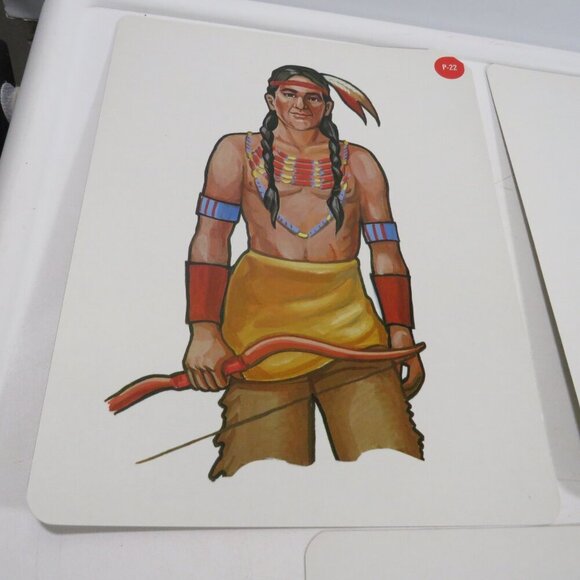 Peabody 60s Cowboy, Indian, Gun Pistol 6 shooter (3) cards Vintage Artwork - Picture 4 of 5